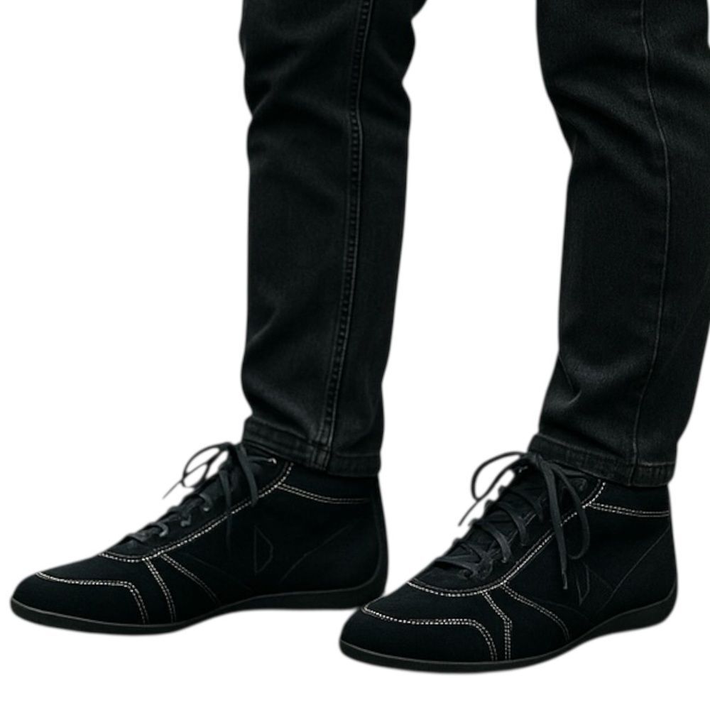 Dainese Merida D1 Black Suede Leather Motorcycle Bike Shoes Men’s Size 7.5